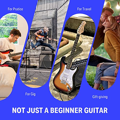 Thumbnail 7 de Donner Set Chitarra Elettrica 39" DST-100S Sunburst: kit completo per principianti