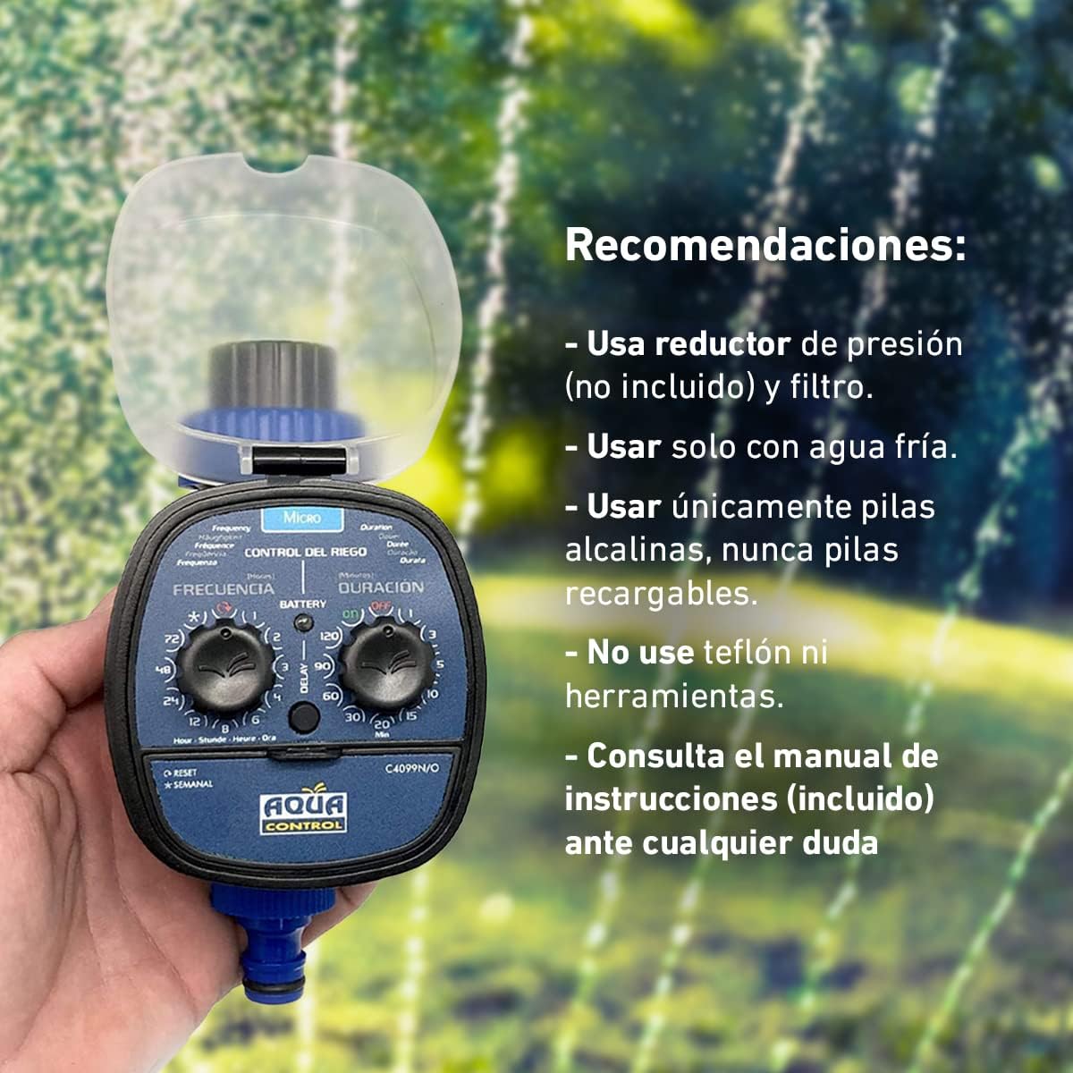 Thumbnail 3 de Aqua Control C4099O Programador de Riego para Jardín 💧