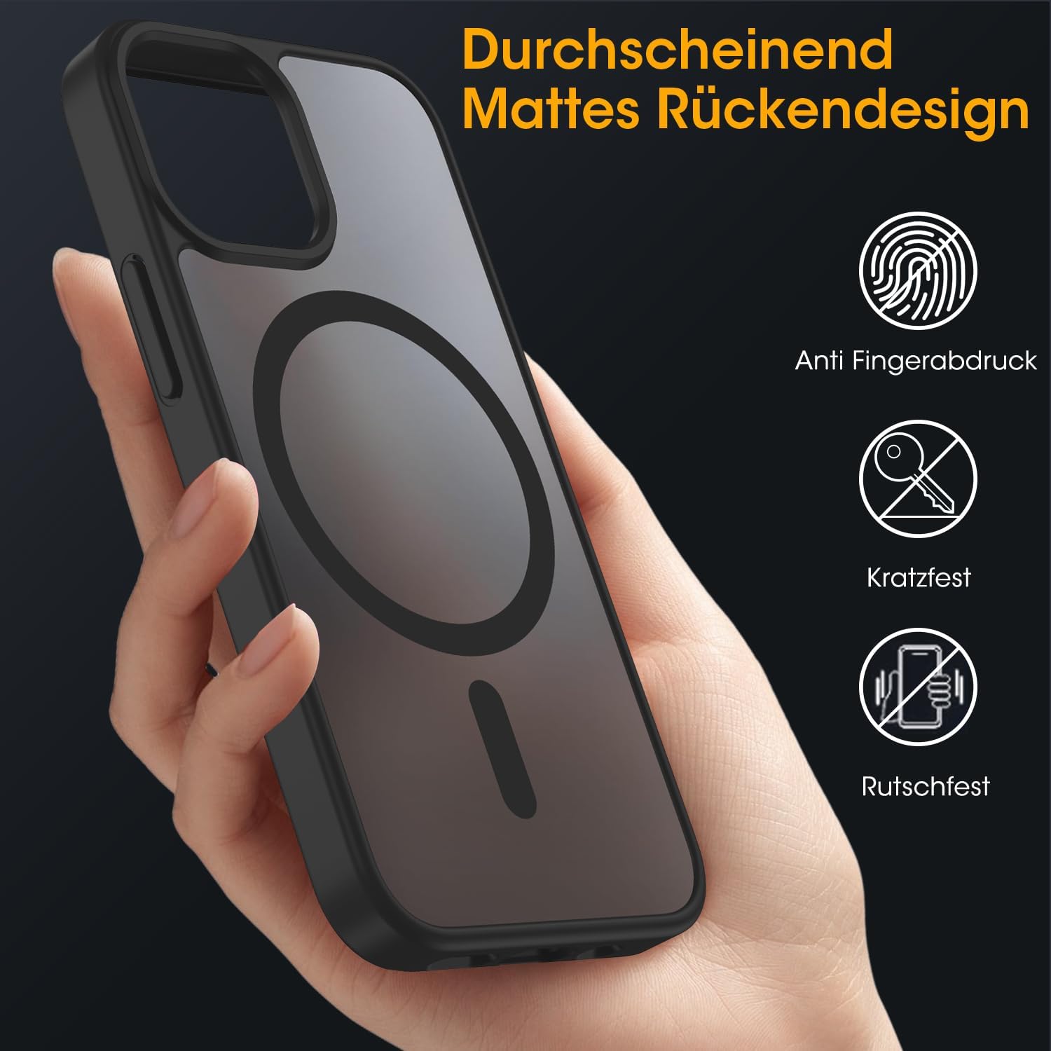 Detalle 2 de HGH Magnetisch Hülle iPhone 12 Mini MagSafe