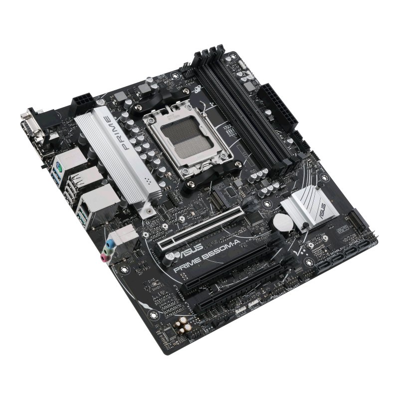Detalle 2 de ASUS PRIME B650M-A: placa base AM5 para Ryzen 7000, compatibles DDR5 y USBs modernos