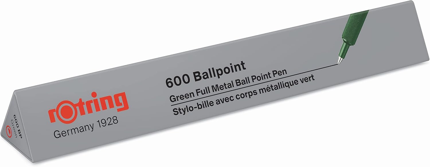 Thumbnail 2 de ROtring 600 penna a sfera punta media nero 📎