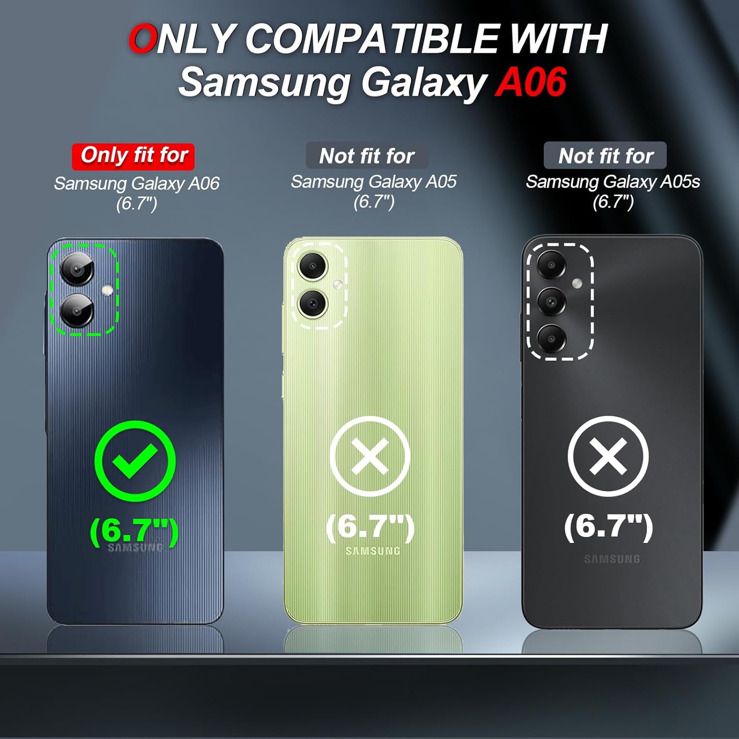 Thumbnail 6 de LeYi Galaxy A06 tough armour case