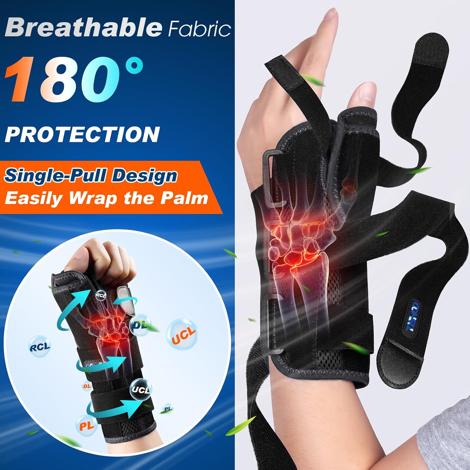 Thumbnail 5 de TISMOD WB01 Wrist and Thumb Brace, Right-Hand, Adjustable Support