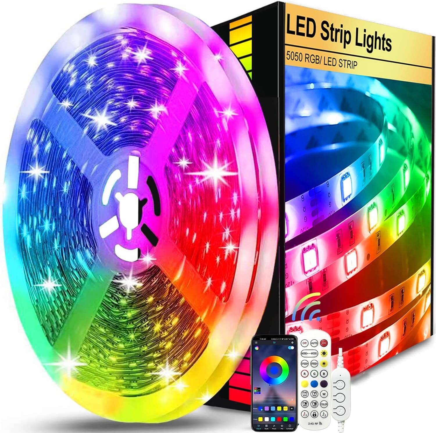 Thumbnail 6 de FUPT LED Strip (5 m) mit USB, RGB, Timer, Fernbedienung & Musik-Synchronisation