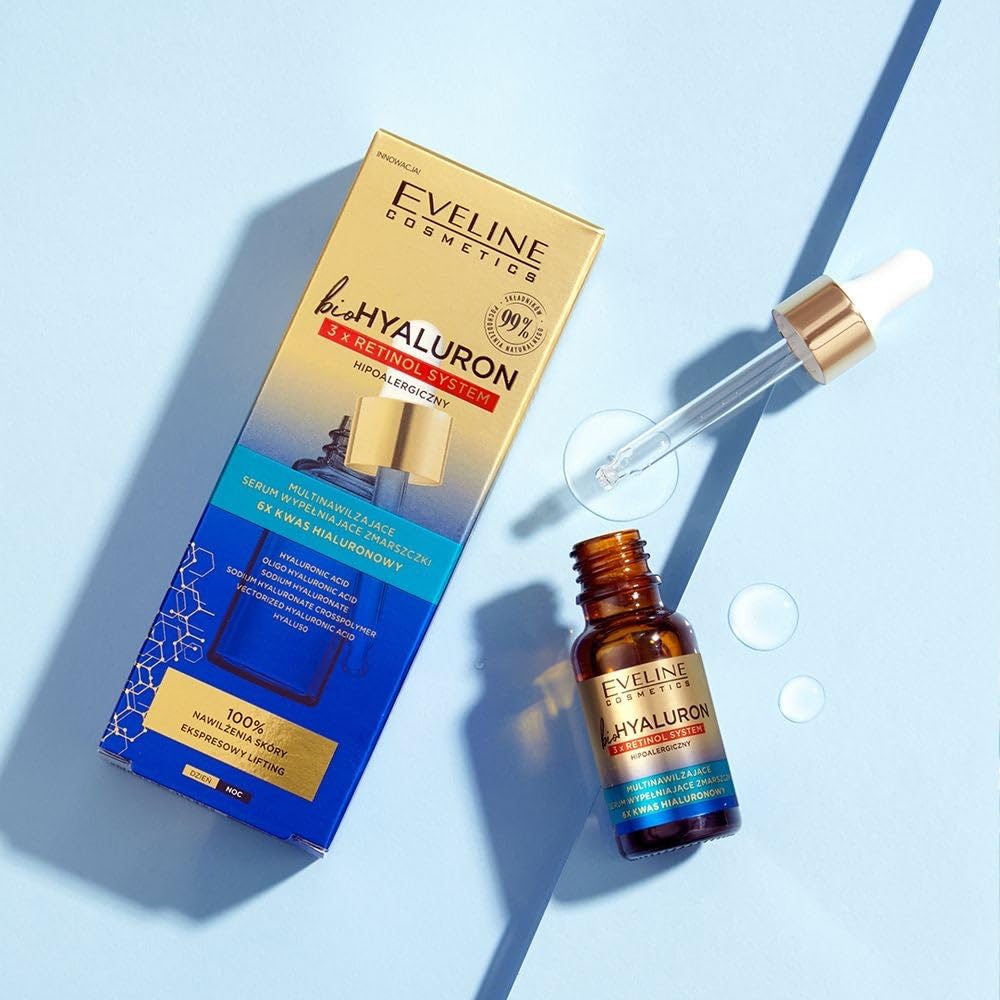 Thumbnail 1 de EVELINE Biohyaluron 3xRetinol System – Veganes Anti Aging Serum