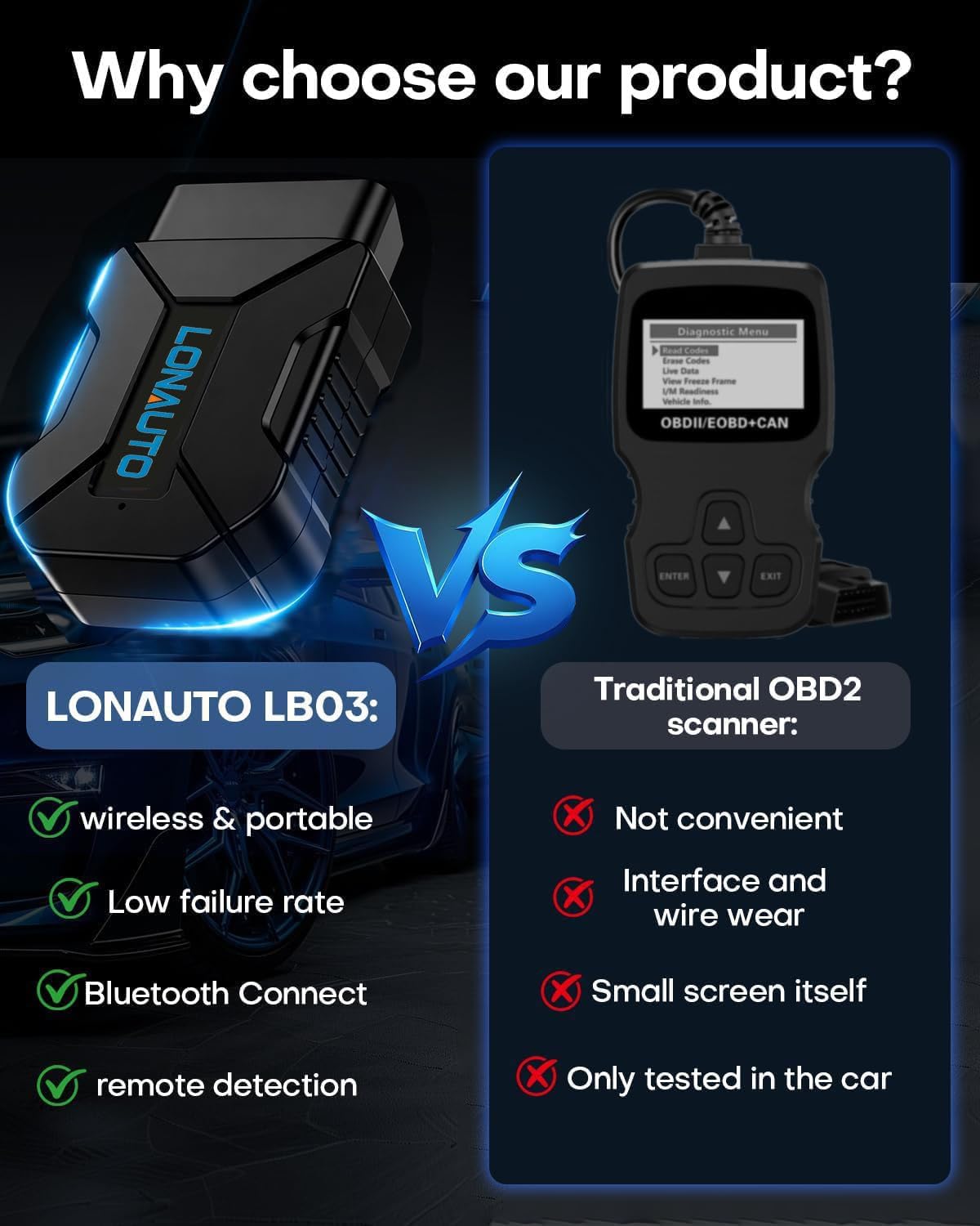 Thumbnail 6 de LB03 Bluetooth OBD2 Scanner