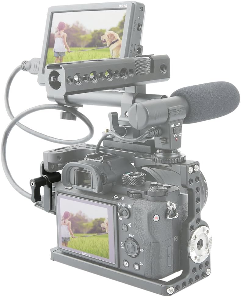 Thumbnail 6 de NICEYRIG HDMI Clamp for Sony A7 Cage