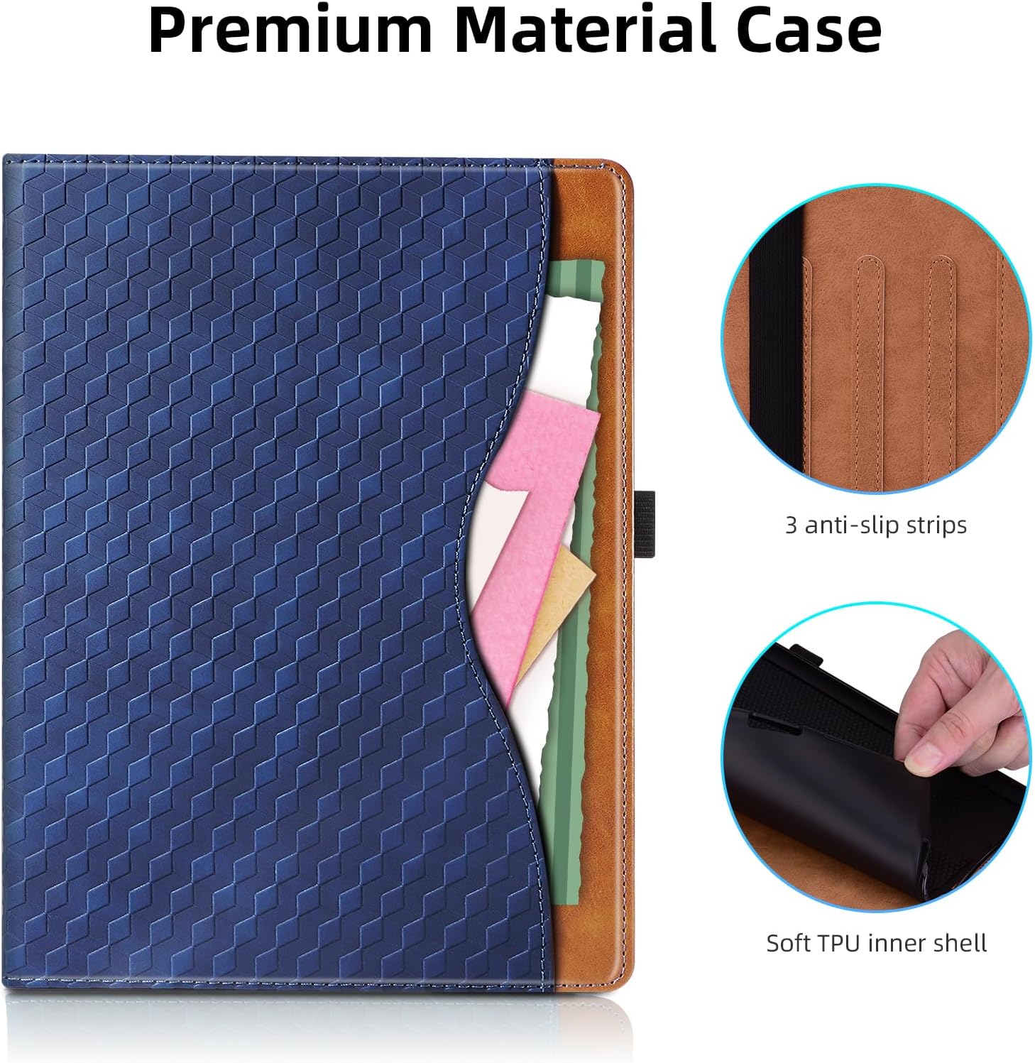 Detalle de Vkooer Hülle für Samsung Galaxy Tab A9+/A9 Plus (11 Zoll) SM-X210/X215/X216 – Marineblau