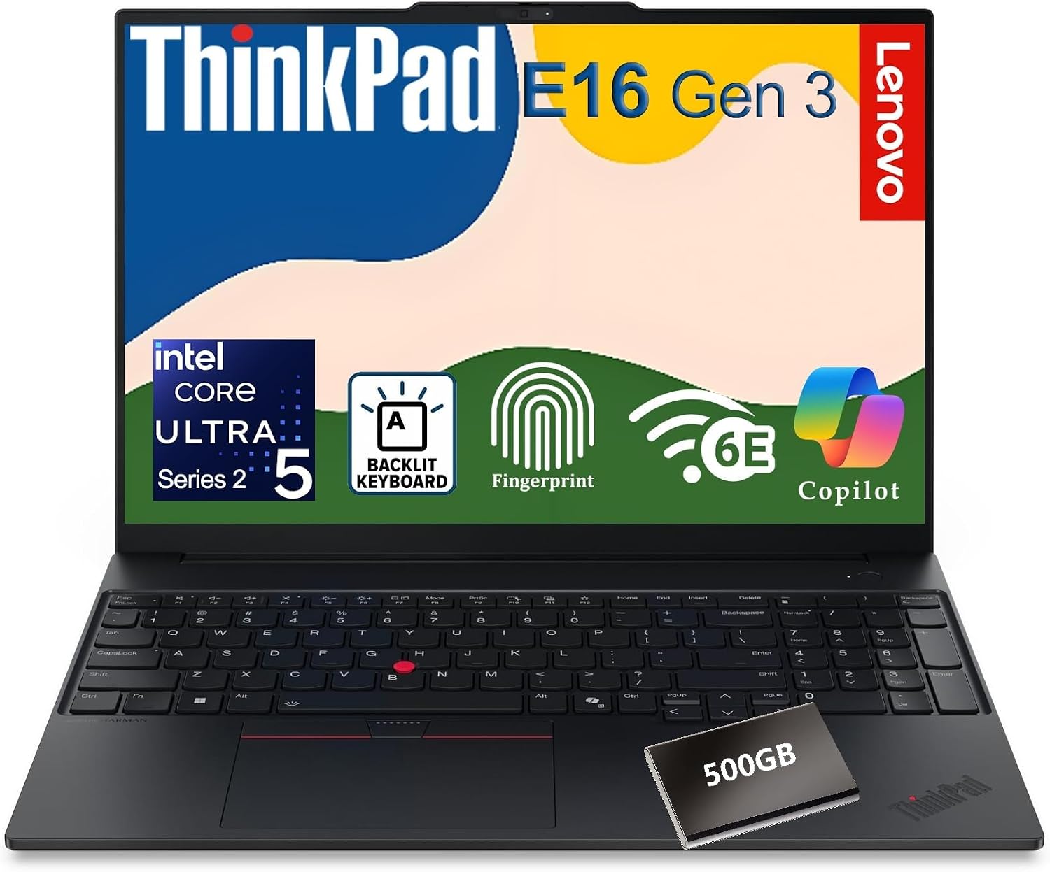 Detalle de Lenovo ThinkPad E16 Gen 3 laptop
