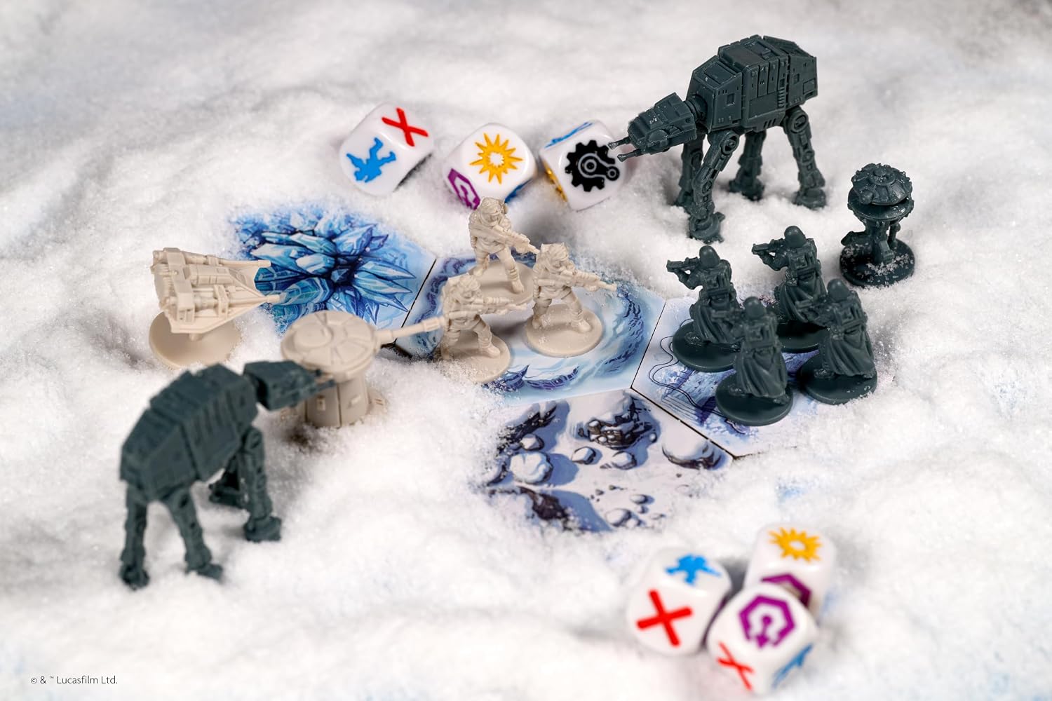 Detalle de Asmodee Star Wars: Battaglia di Hoth – Gioco da tavolo per 2-4 giocatori, edizione in italiano
