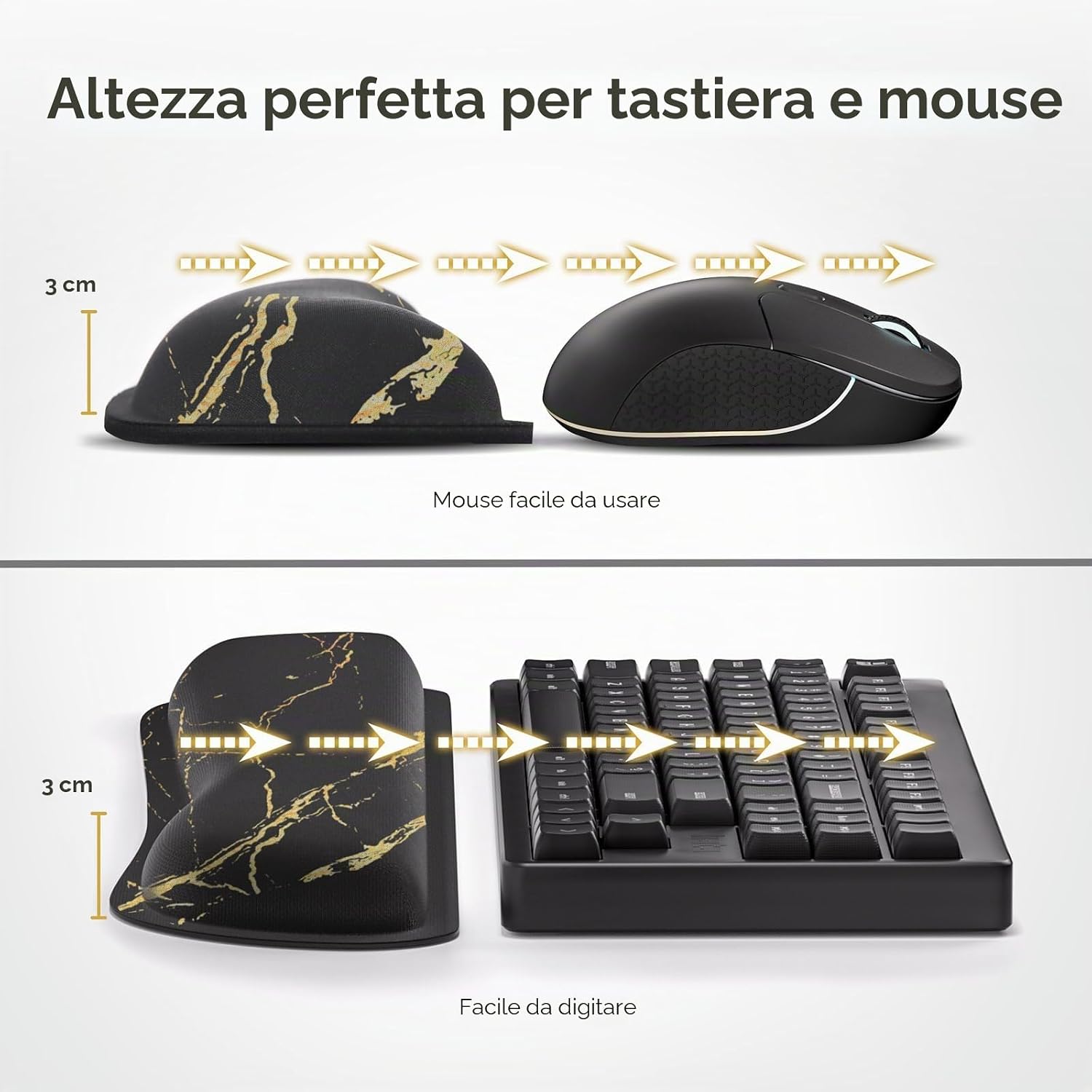 Thumbnail 5 de Gimars poggiapolsi mouse tastiera