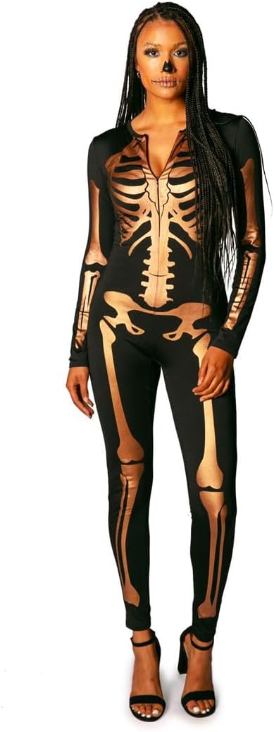 Thumbnail 3 de Tipsy Elves Skeleton Bodysuit Polyester-Spandex