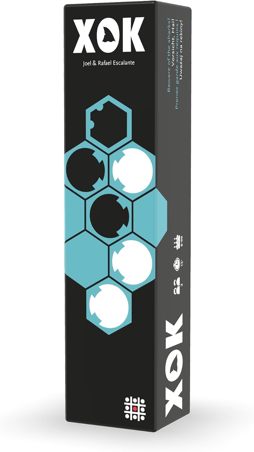 Detalle de Steffen-Spiele XOK 2-Personen Verbindungsspiel – Spielsteine verbinden, Gebiet im Blick behalten