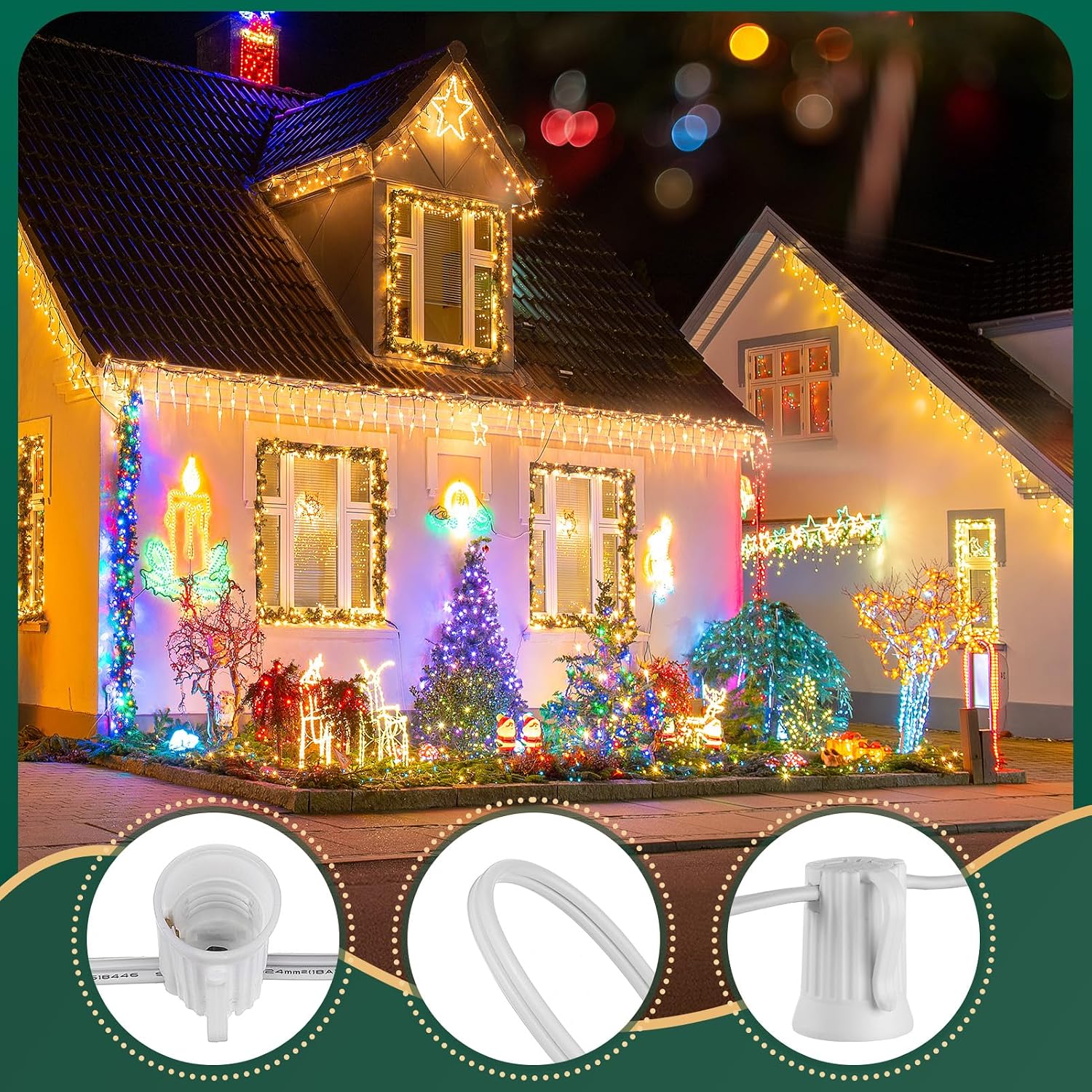 Detalle de Brightown C9 light strand 50 ft
