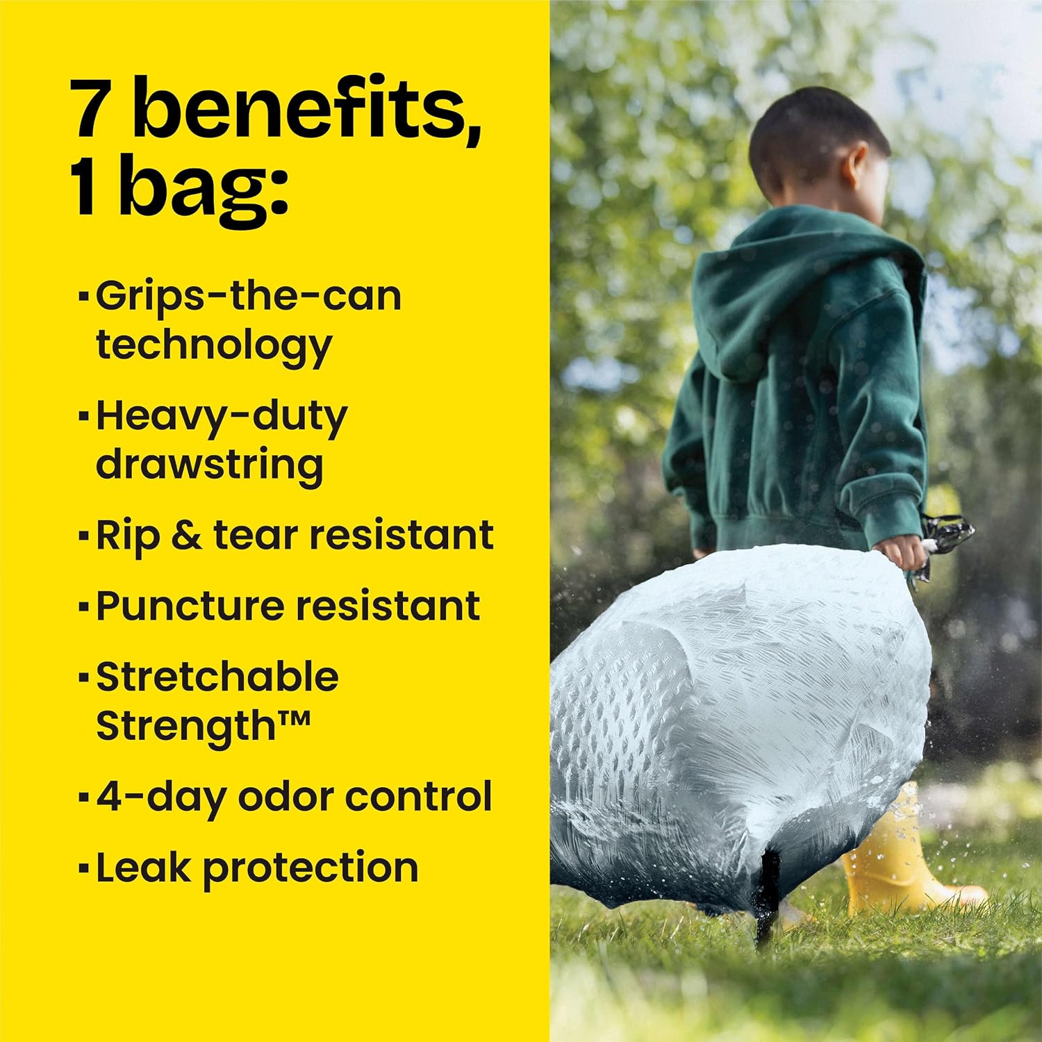 Detalle 2 de Glad ForceFlex Tall Trash Bags 13 Gal