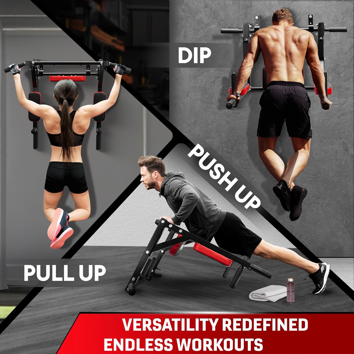 Detalle 2 de Yes4All Pull Up Bar Wall Mounted 515 lbs