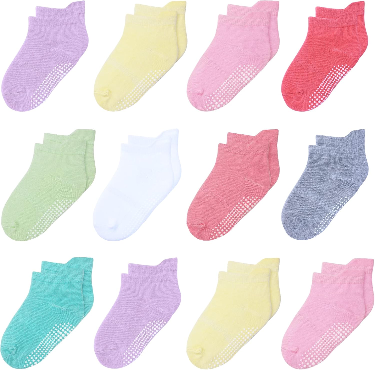 Detalle de HYzgb Toddler Grip Socks, 12-Pack