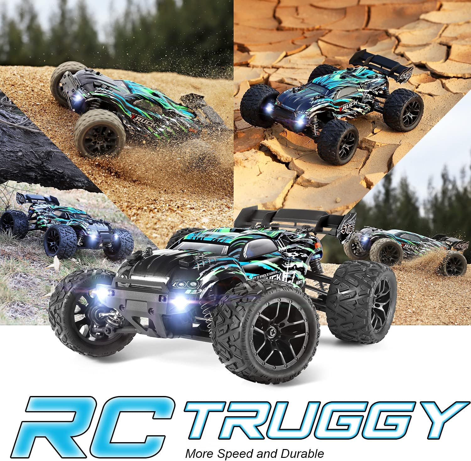 Detalle de HAIBOXING 1:18 RC-Truggy 36 km/h Offroad