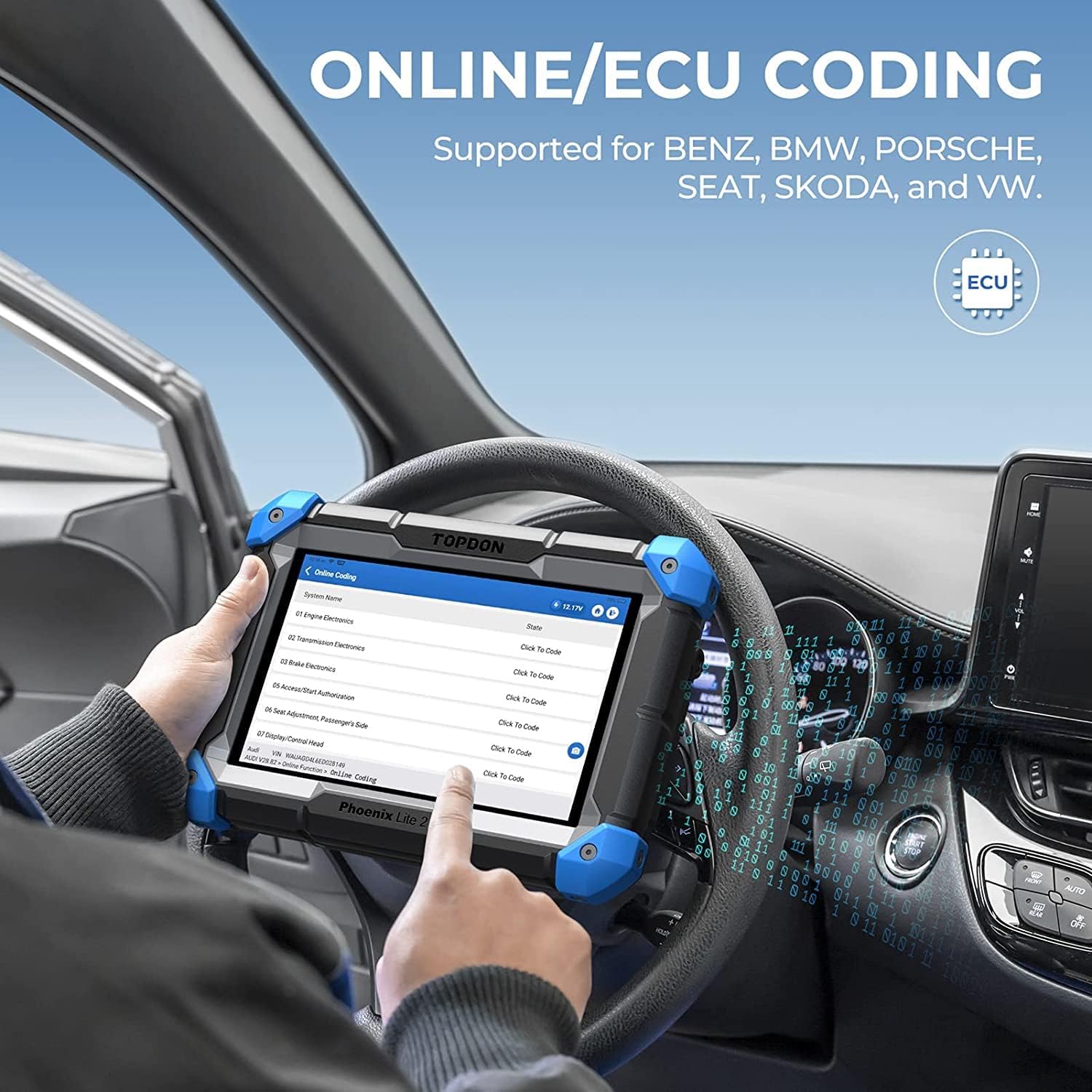 Thumbnail 1 de TOPDON Phoenix Lite 2: OE-Level Full Systems Diagnostic Scanner with Bi-Directional Control