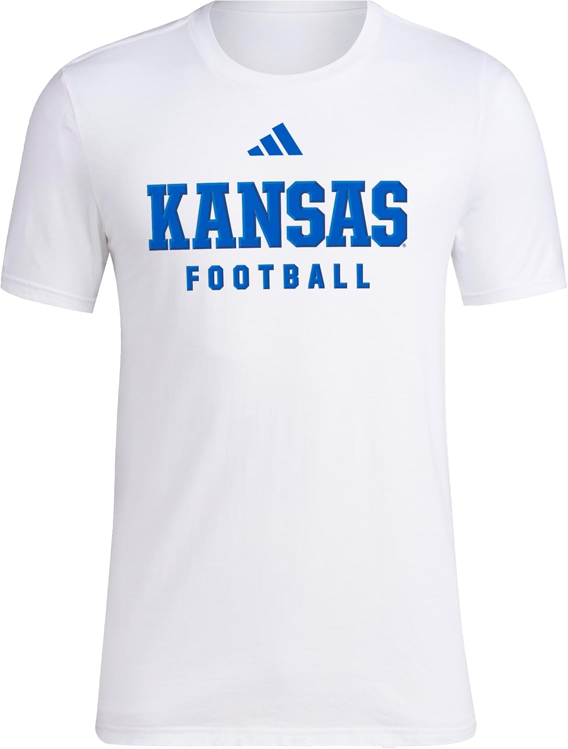 Detalle de adidas Men’s NCAA 25/26 Team Graphic T-Shirt (KU fans)