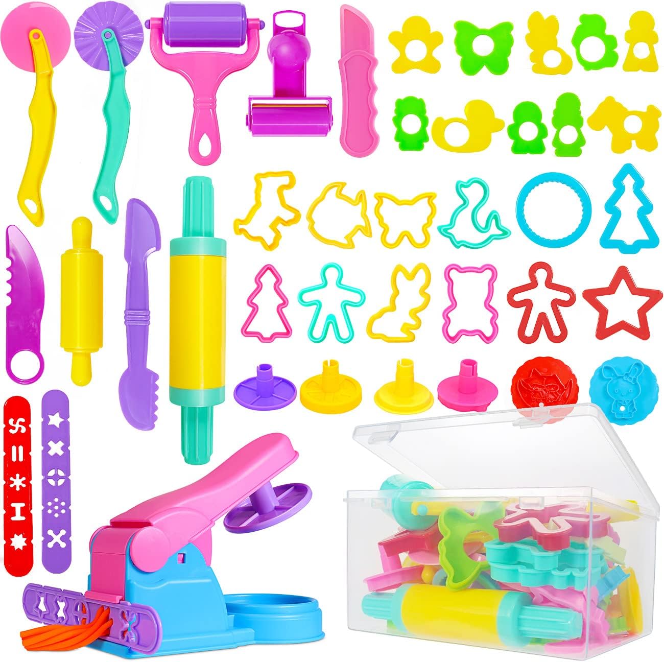 Thumbnail 6 de Jiosdo Dough Tools and Cutters 53-piece set