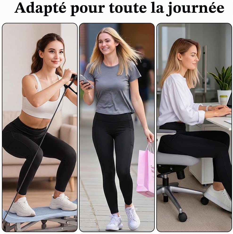 Thumbnail 5 de BSBUY yogabroek met hoge taille, bootcut, zakken en lichte compressie