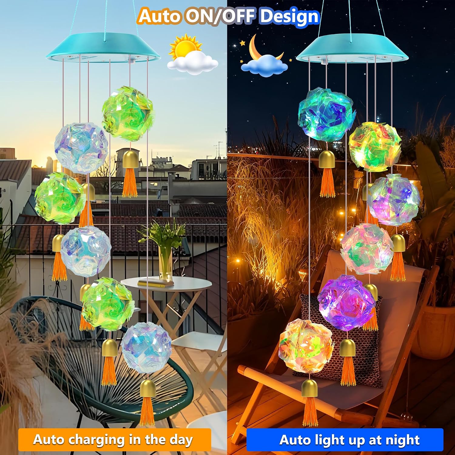 Detalle de Toodour Solar Wind Chime