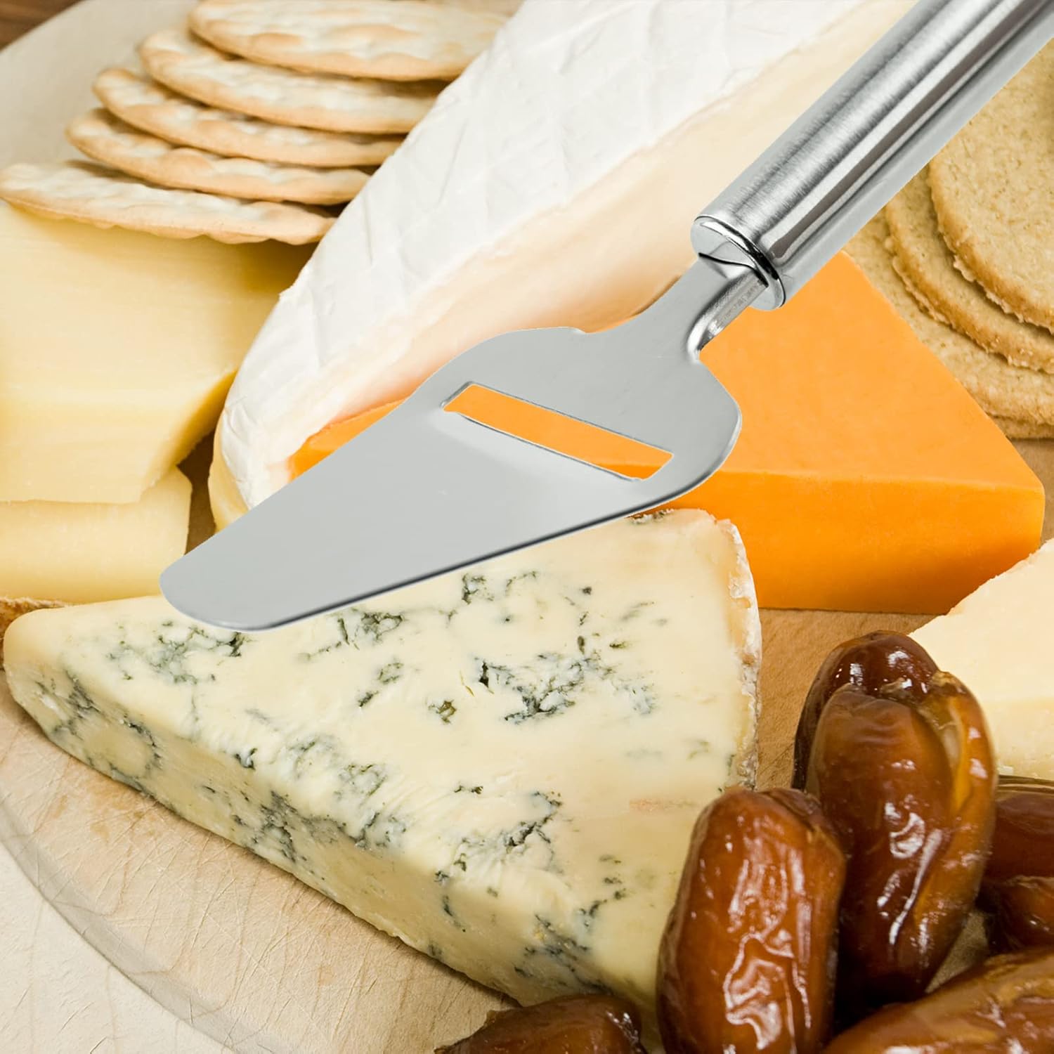 Thumbnail 6 de Cheese Slicer and Cutter – Stainless Steel Manual Slicer for Soft and Hard Cheeses