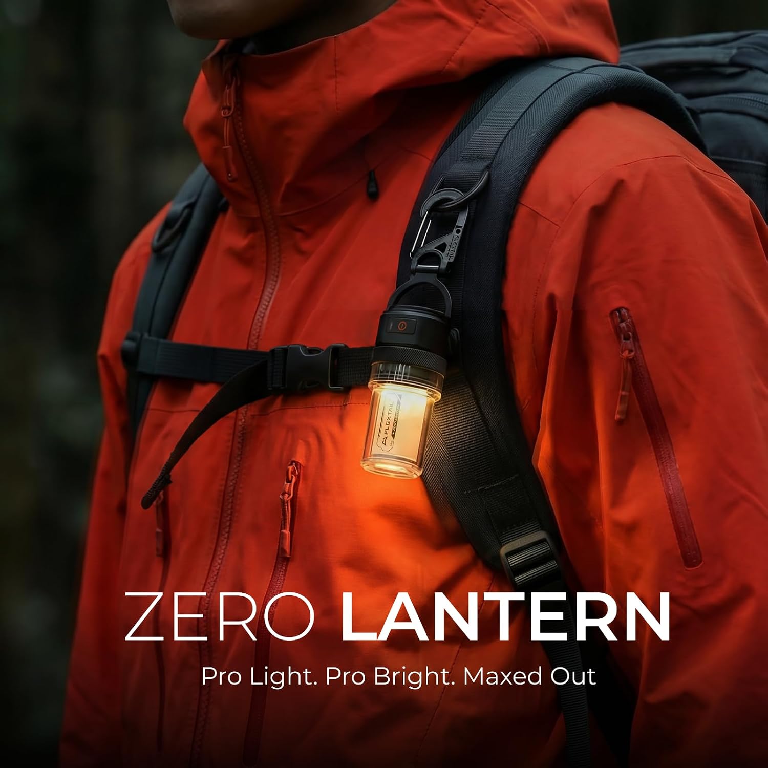 Detalle 2 de FLEXTAILGEAR ZL650cht Zero Lantern LED Camping Lantern, 300 Lumens, USB-C