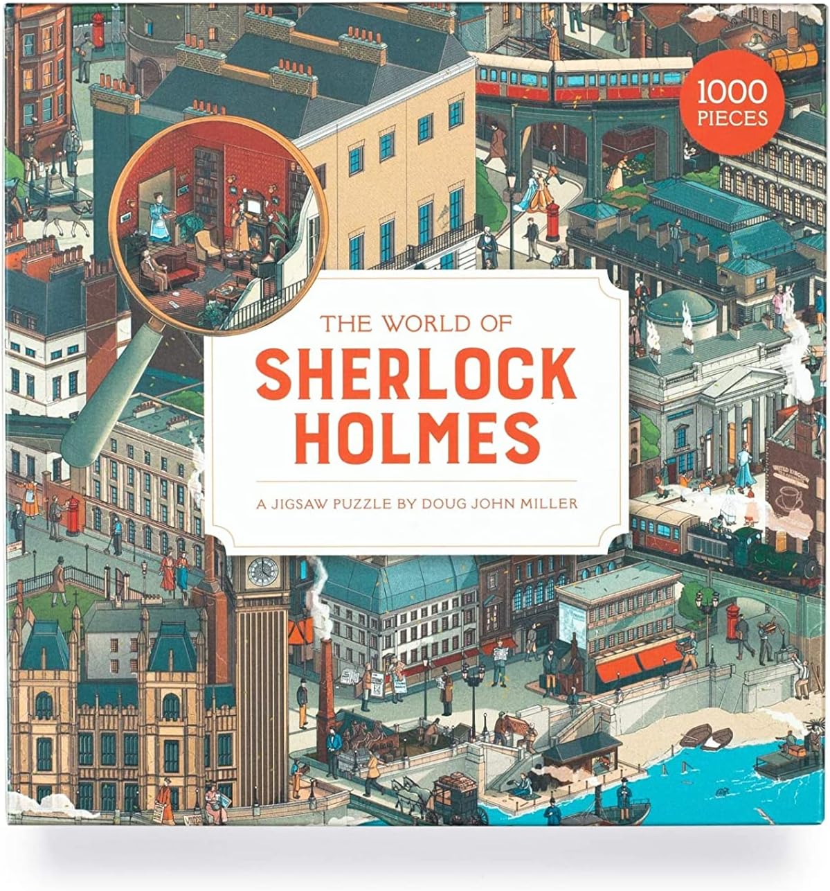 Thumbnail 1 de The World of Sherlock Holmes: A Jigsaw Puzzle (1000 Pieces)