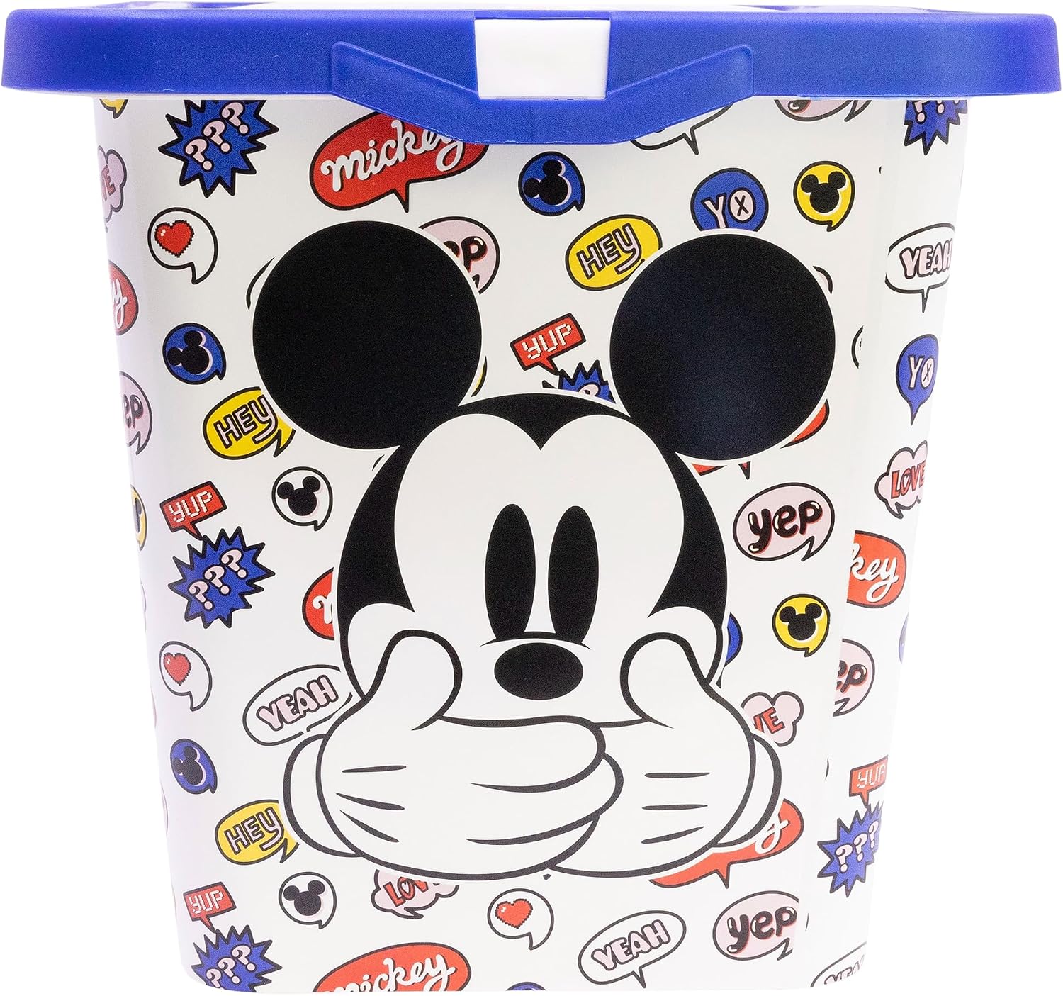 Detalle 2 de Stor 03344 Mickey Mouse opbergdoos, 7 liter, clicksluiting, rood