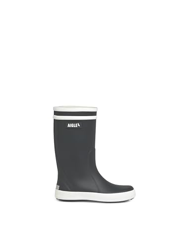 Detalle de Aigle Lolly Pop 2 – Bottes Imperméables Enfant Marine/Blanc, 36 EU