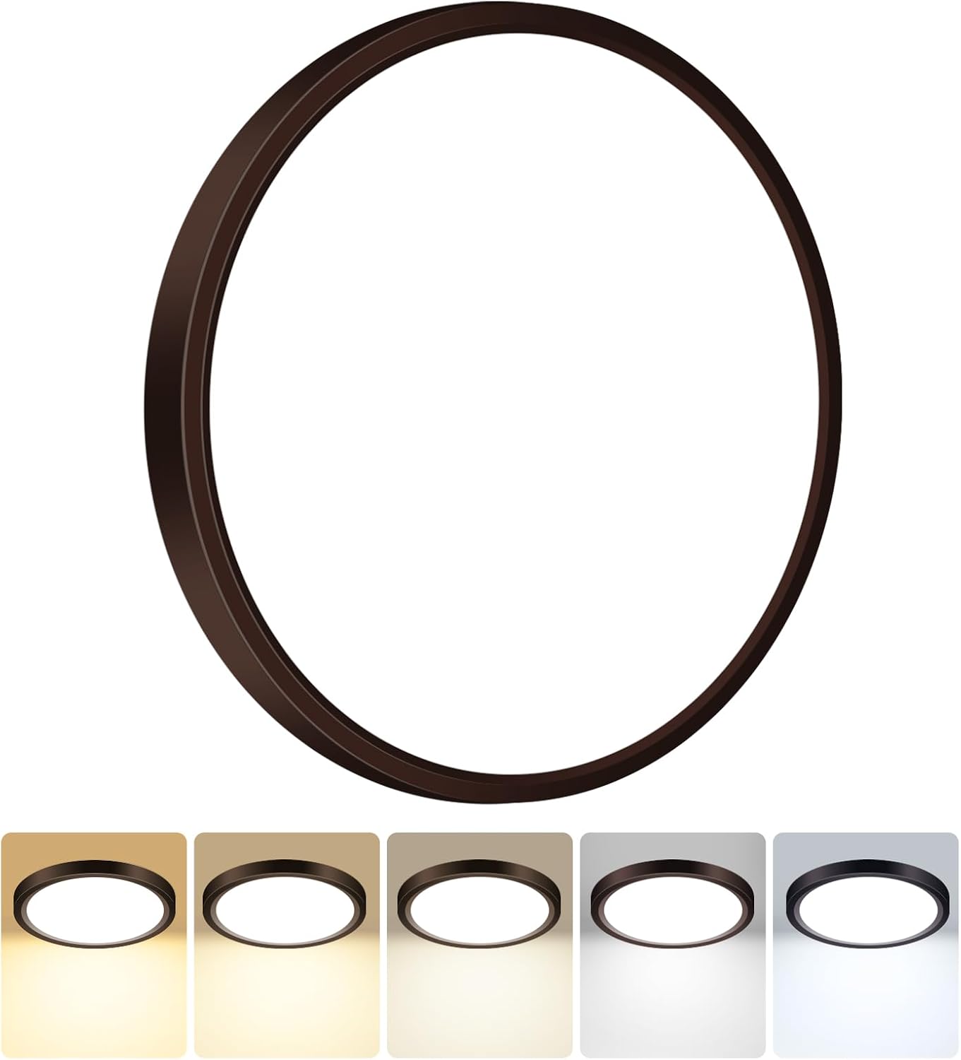 Detalle de Peasur Deckenlampe LED Flach 18W
