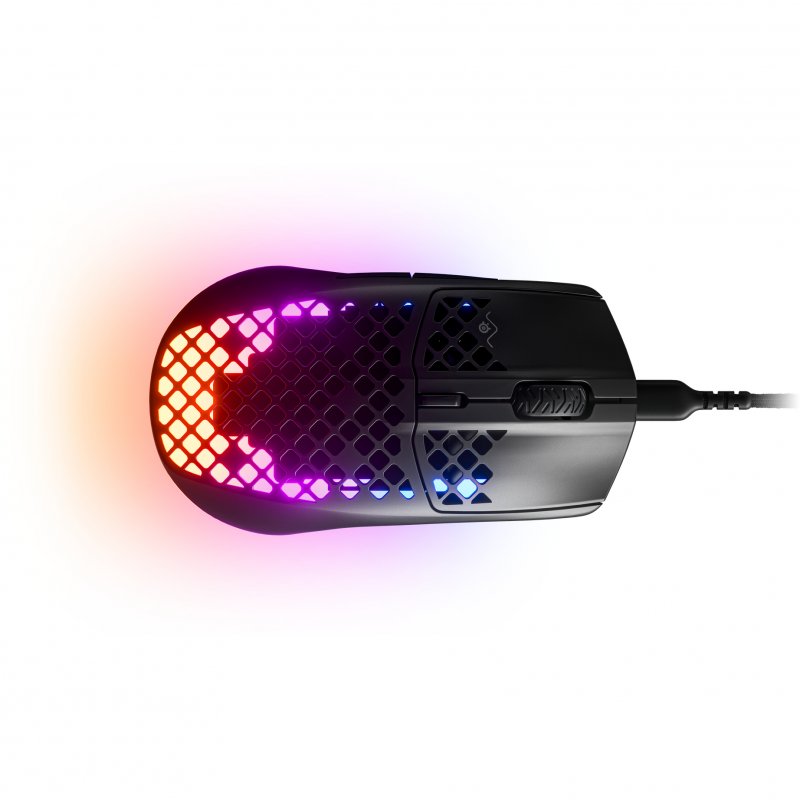 Detalle 2 de SteelSeries Aerox 3 2022 Onyx Ratón Gaming 🖱️ 8500DPI