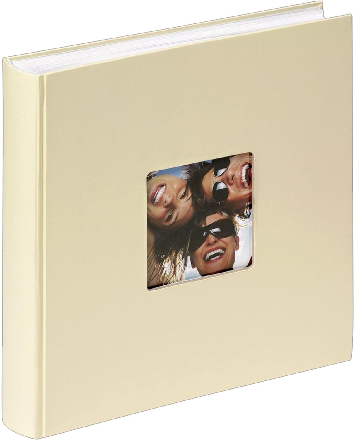 Detalle de walther design Fotoalbum creme 30 x 30 cm mit Cover-Ausstanzung – Fun FA-208-H