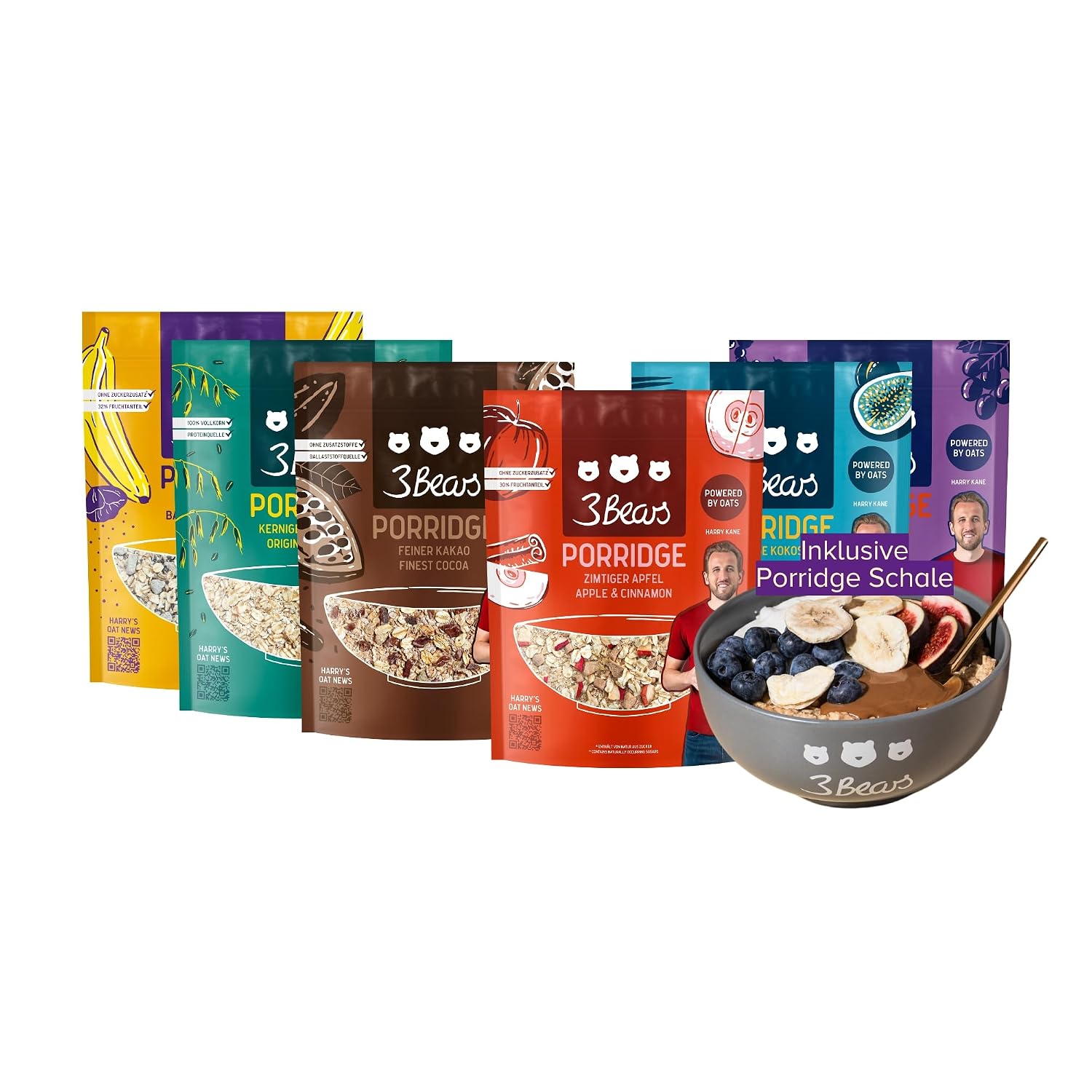 3Bears Porridge Lover‑Set 6x400g