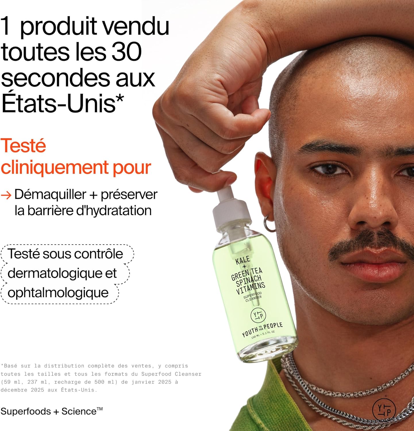Thumbnail 1 de Youth To The People Superfood Cleanser – Nettoyant Visage pH équilibré au Kale, Thé Vert et Épinards
