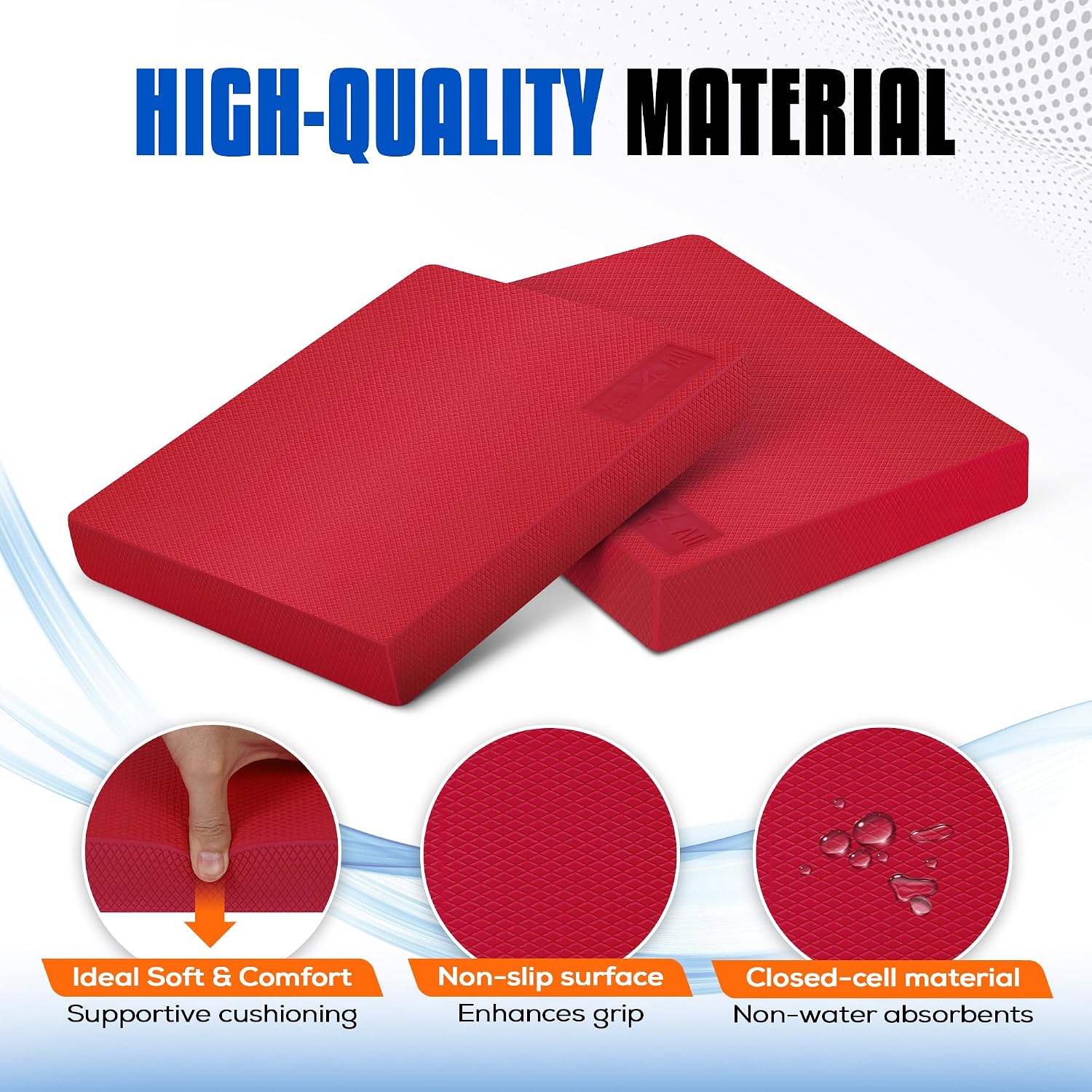 Detalle de Yes4All Balance Pad, 15.5 x 13 x 2 in.