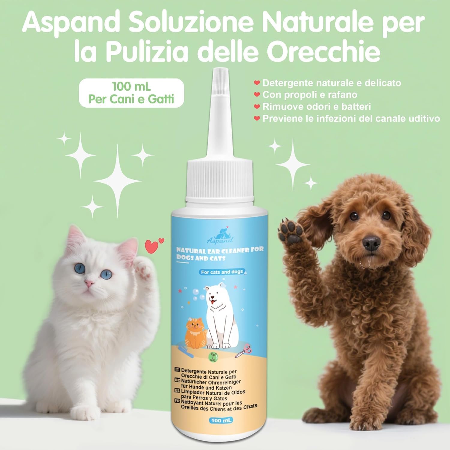 Detalle 2 de Aspand Detergente per Orecchie 100ml