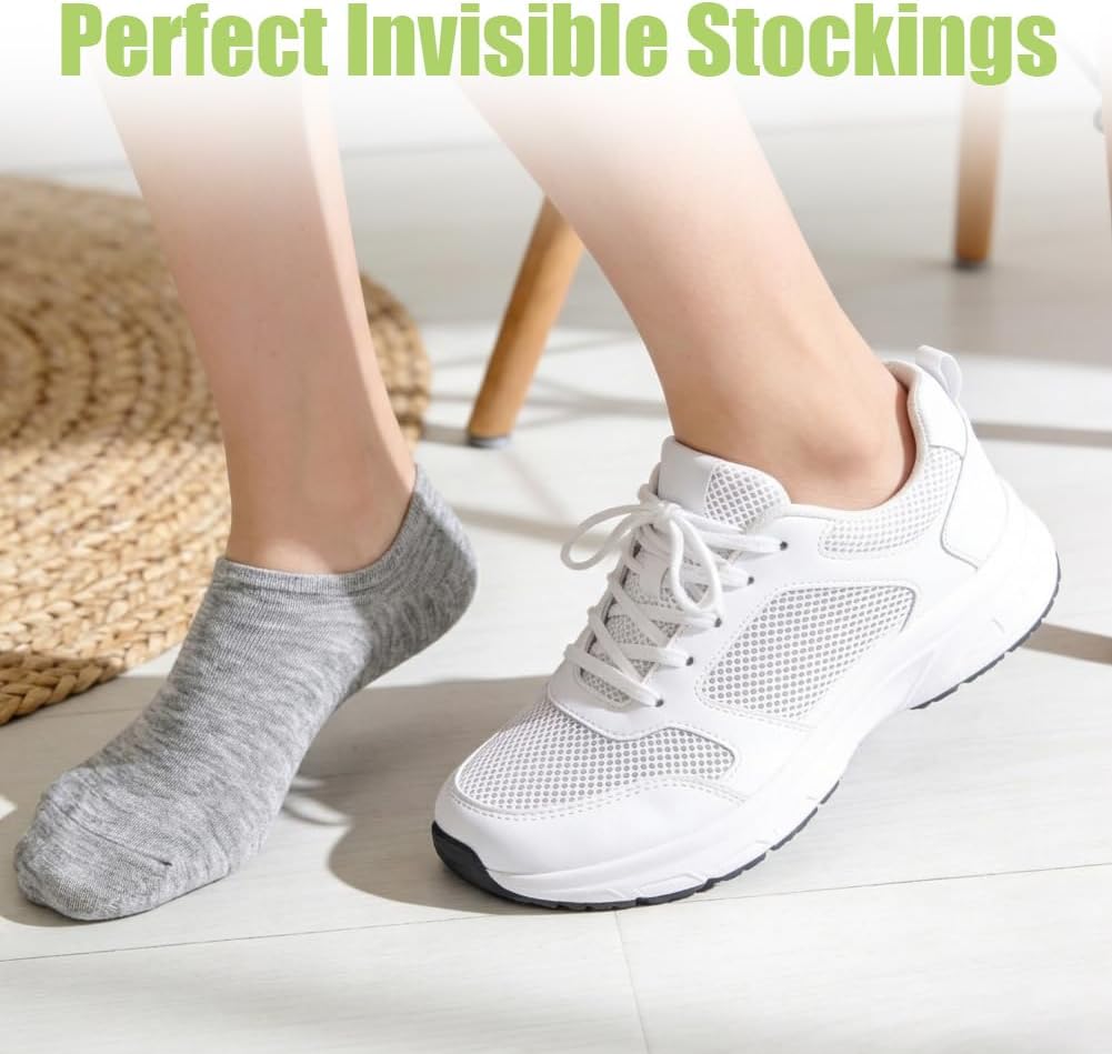 Thumbnail 4 de OFFCUP 1 Bamboo Trainer Socks, 6 Pairs of Low-Cut No-Show Liners