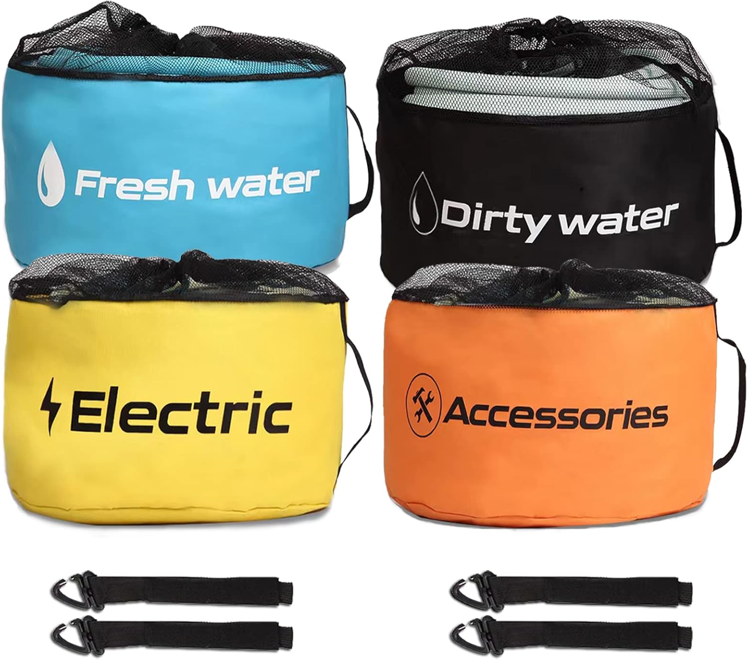 Thumbnail 6 de Gociean RV Sewer Hose Storage 4 Packs: Organized, Watertight Bags for Hoses, Cords, and Camper Tools
