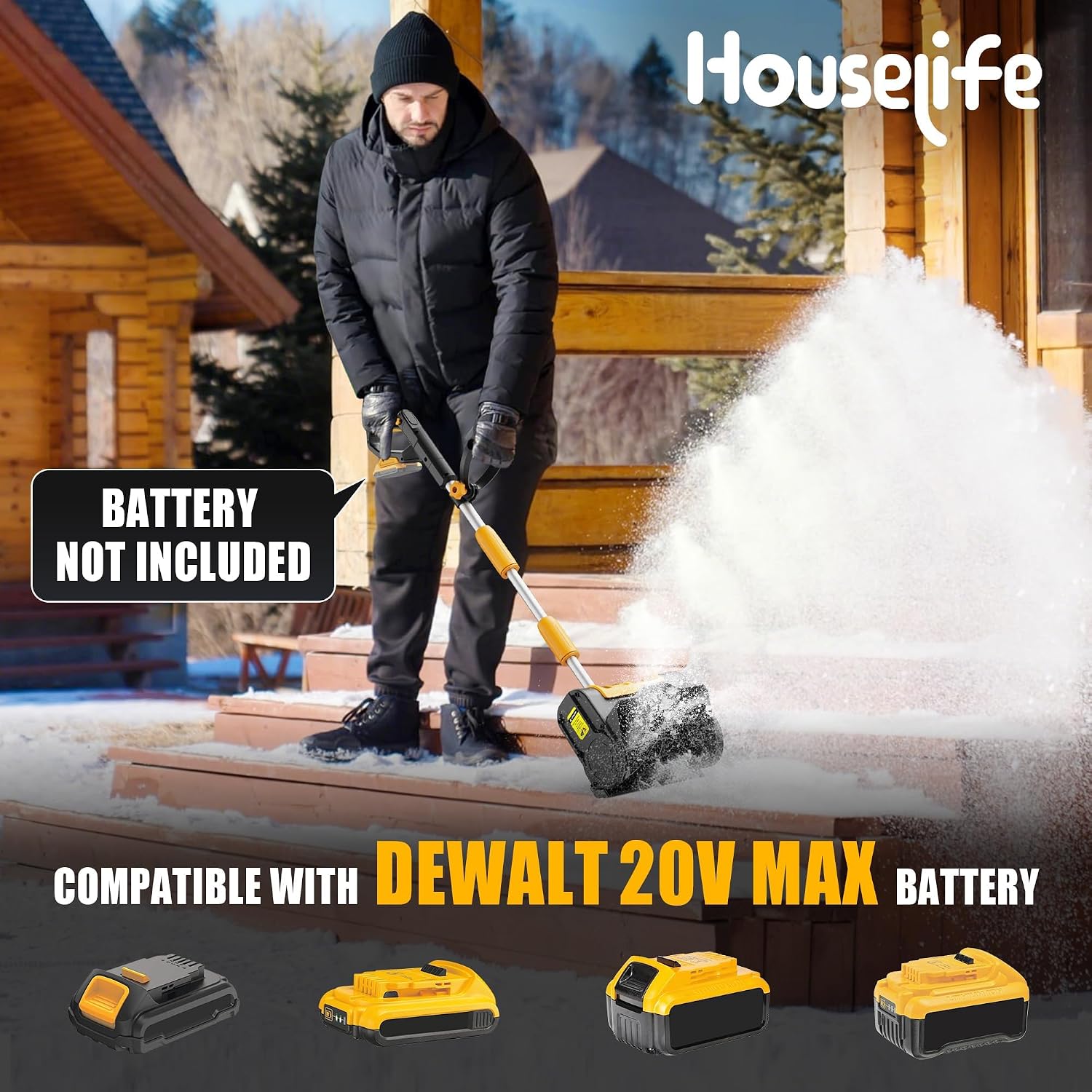 Detalle 2 de DeWalt 20V Max Snow Paddle 🏔