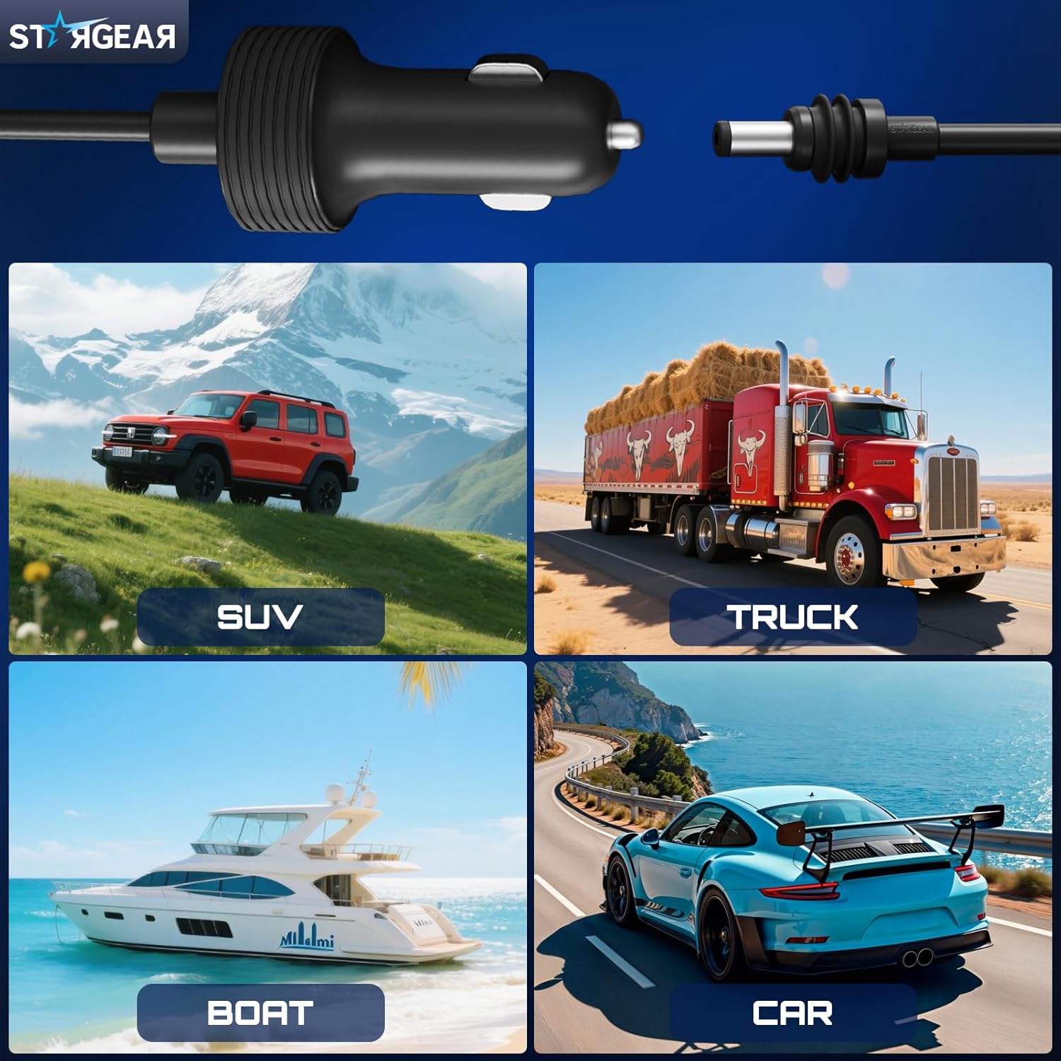 Thumbnail 6 de Stargear Starlink Mini 3M 12V Power Cable