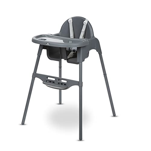 Detalle de Bebeconfort Meely, chaise haute convertible 2-en-1 légère avec harnais 5 points