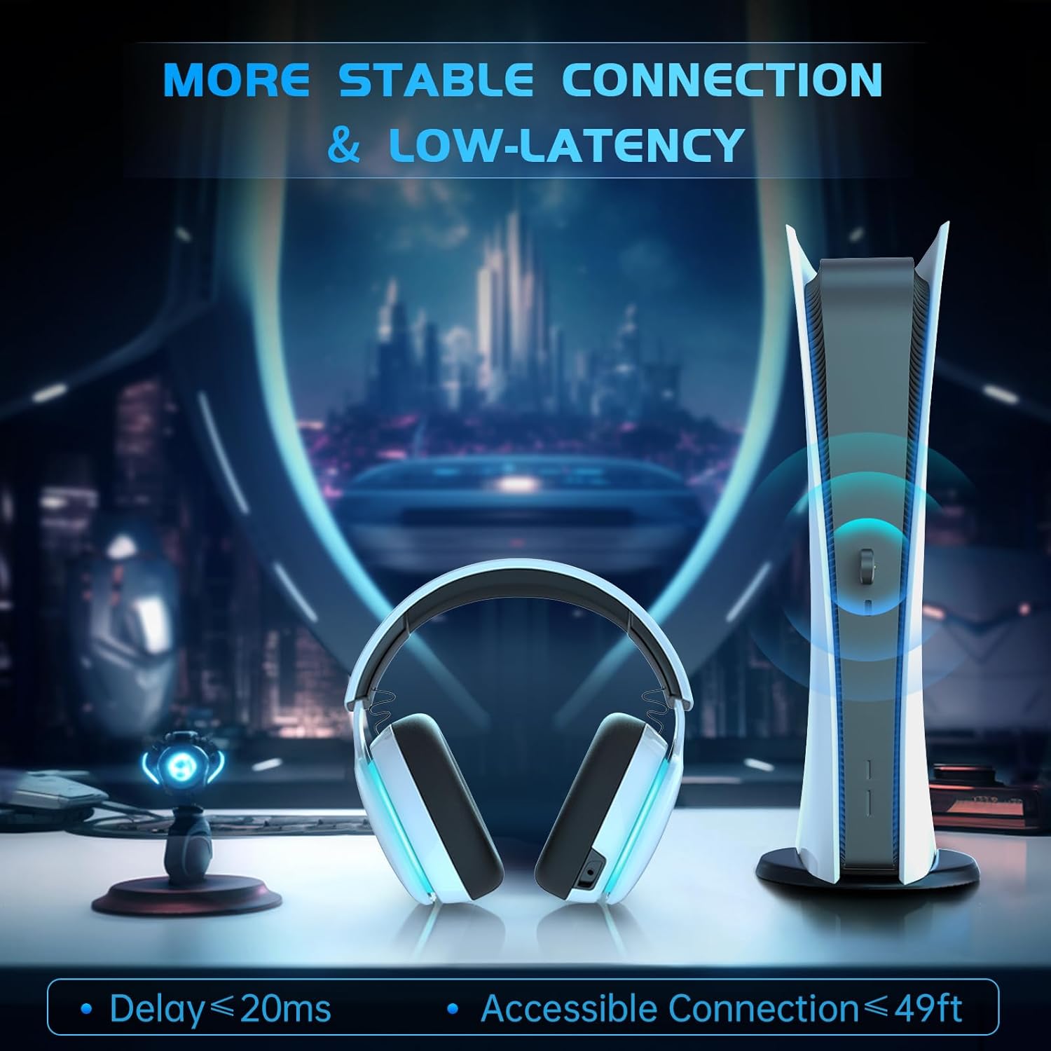 Thumbnail 1 de Gvyugke Captain 300 2.4GHz Wireless Headset