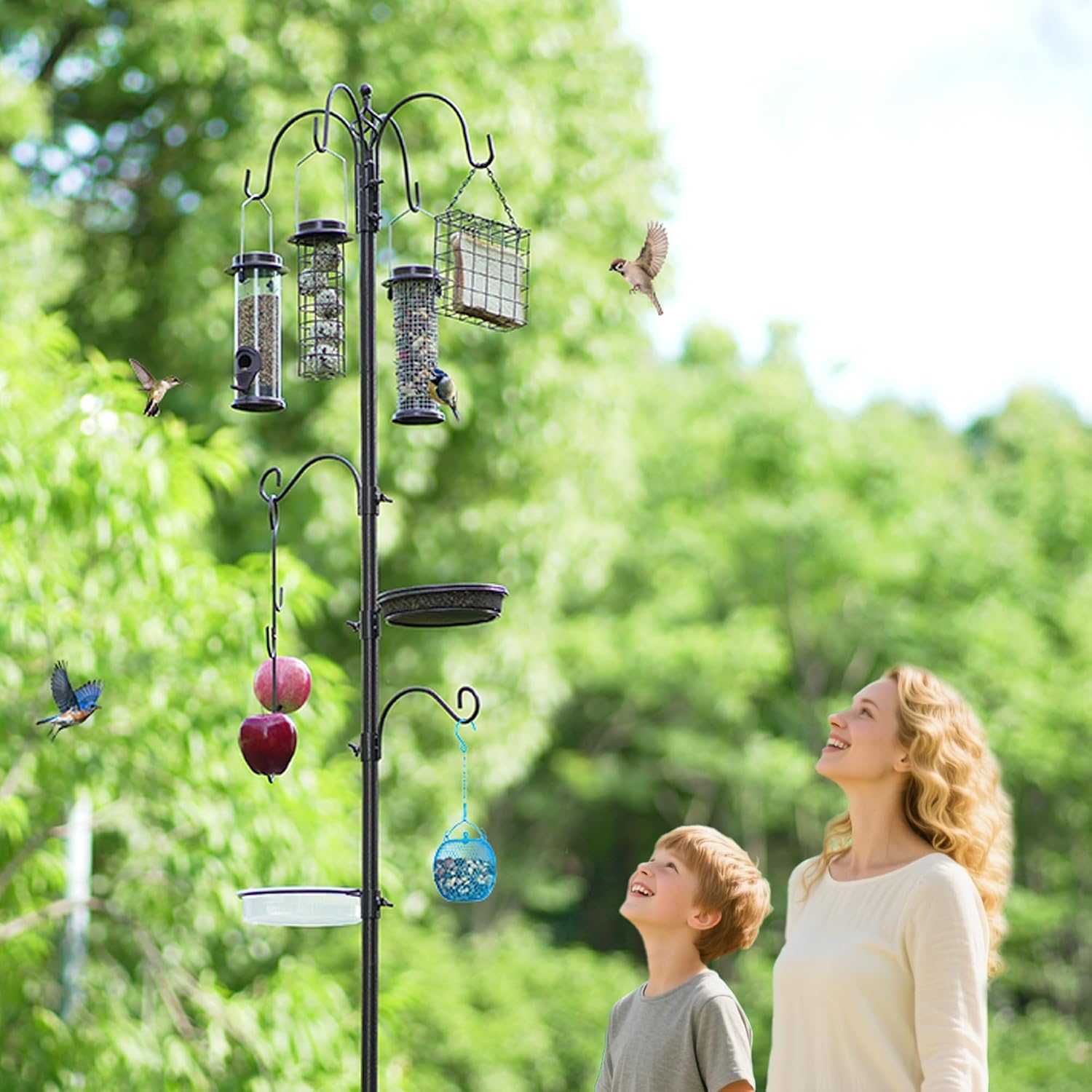 Detalle 2 de MIXXIDEA Bird Feeder Station Kit 238 cm pole