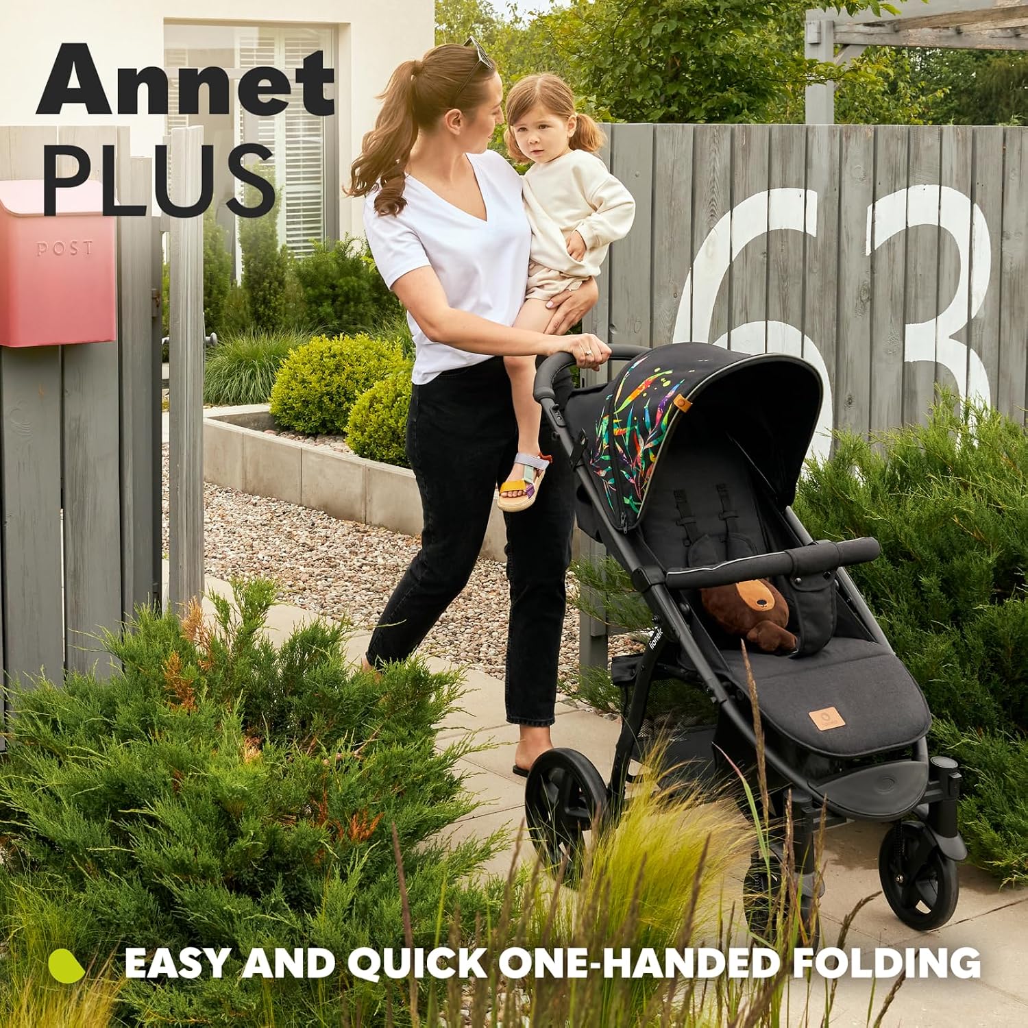Thumbnail 5 de LIONELO Annet Plus Pushchair: All‑Terrain Comfort from Birth to 22 kg