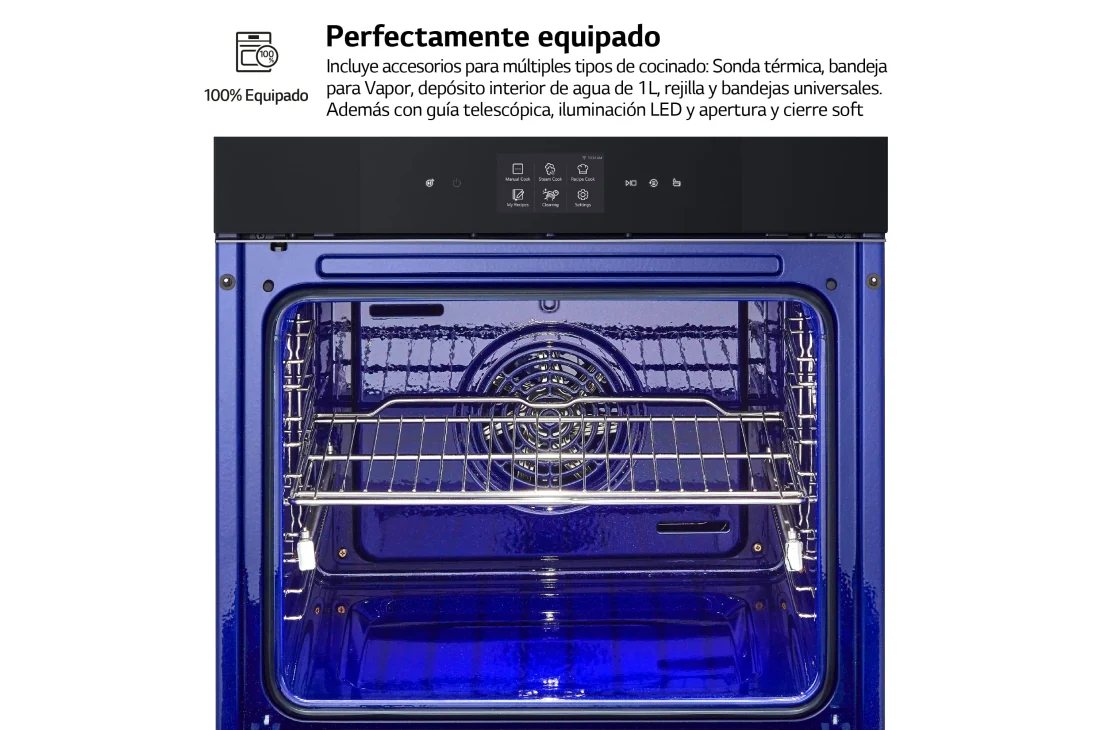 Detalle de Conjunto Black Glass Edition WSMG7625MF.SET
