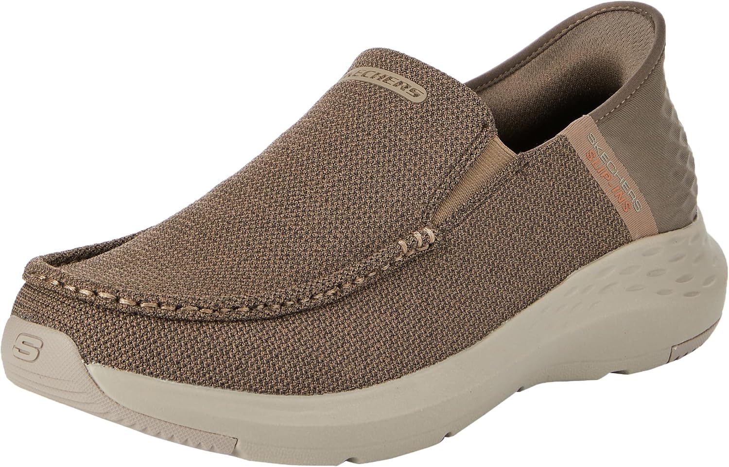 Detalle de Skechers Men's 204804Sneaker: Practical Slip-On Comfort for Everyday Wear