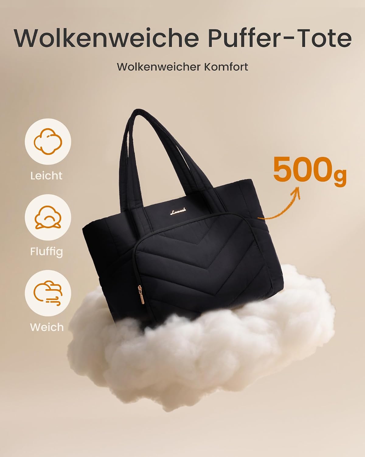 Thumbnail 4 de LOVEVOOK Shopper Tasche 42 x 18 x 31 cm